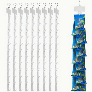 Bling Display- retail plastic stacking hook strip