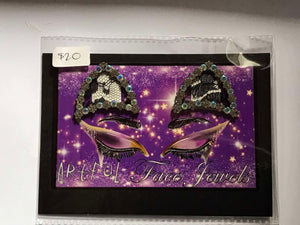 Artful Fantasy Face Jewels - Spooky Sparkle - Black Cat Ears