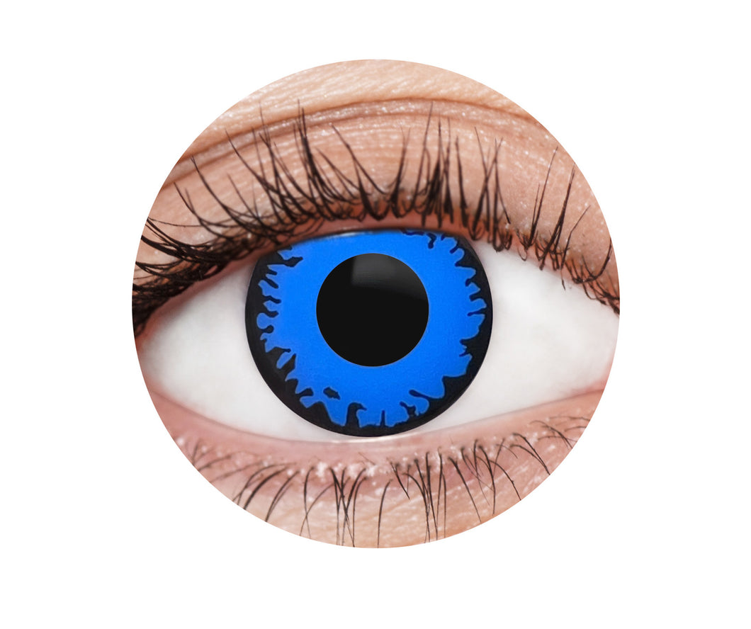 EYE FX YEARLY COSTUME CONTACT LENS - EVIL CLOWN 1