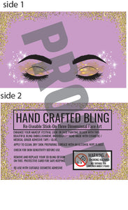 Bling Display Cards with Instructions (Small) PKT 10