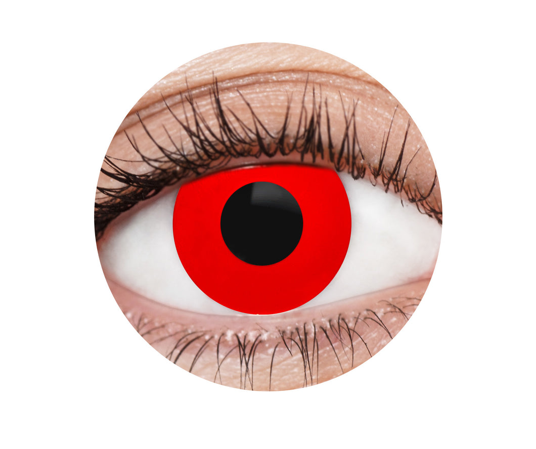 EYE FX YEARLY COSTUME CONTACT LENS - RED DEVIL 1